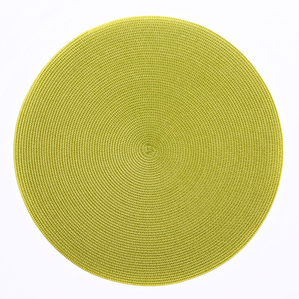 Green Tone Round Placemats
