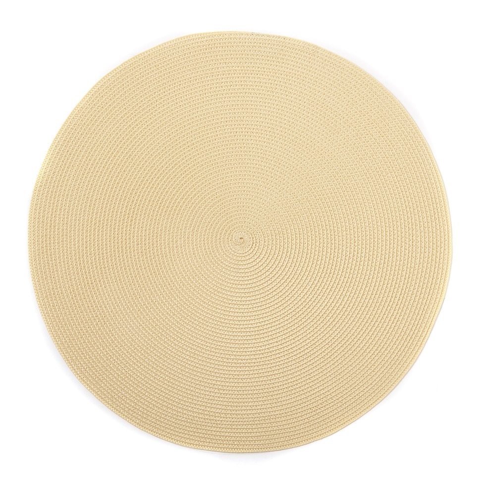 Yellow Tone Round Placemats