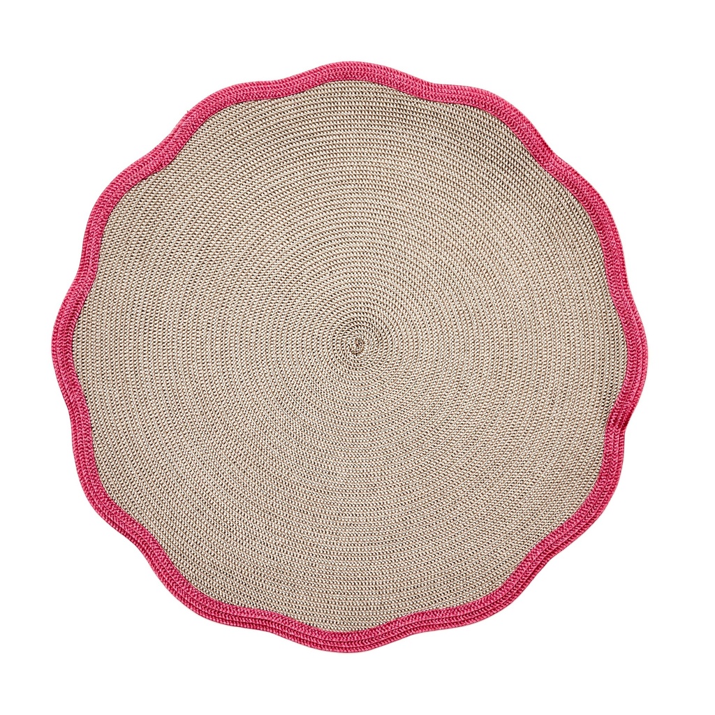 Spring Scallop Border Placemat Fiesta