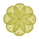 Sinamay Flower Placemat Avocado