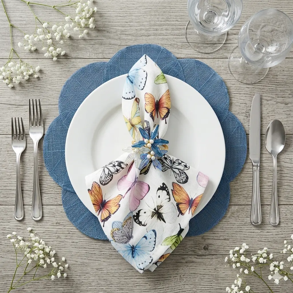 Sinamay Colony - pastel butterfly - floral burst nr.webp