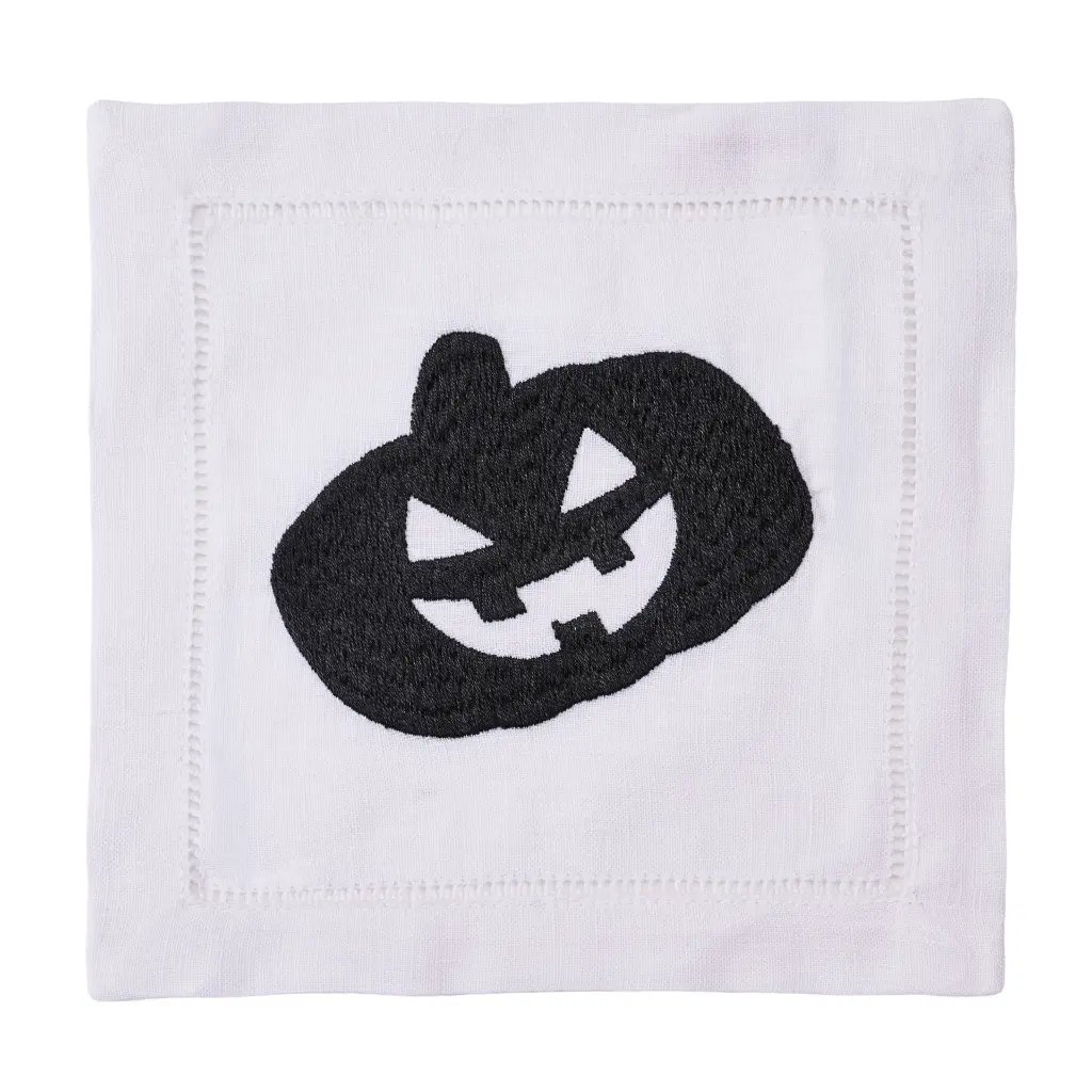 HAUNTED ELEGANCE WHITE EMBROIDERED COCKTAIL- PUMPKIN.webp