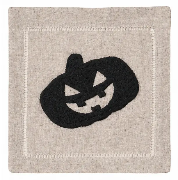 HAUNTED ELEGANCE FLAX EMBROIDERED COCKTAIL- PUMPKIN.webp