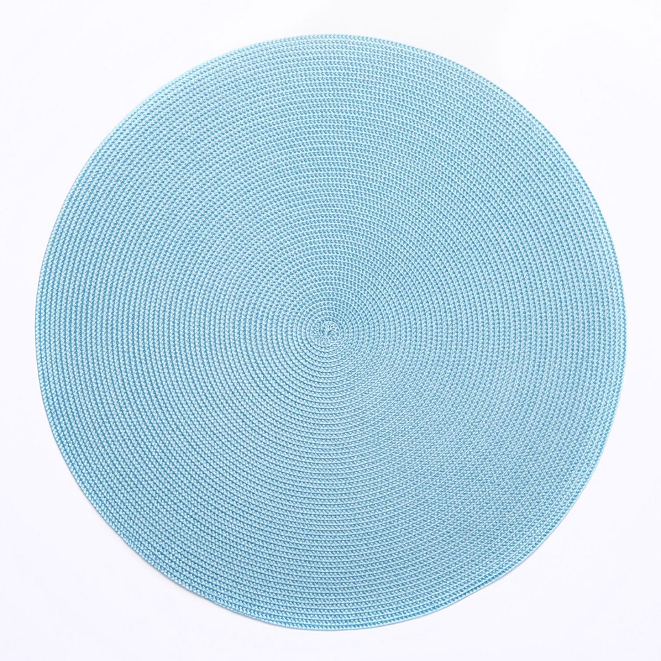 Blue-Tone Round Placemats