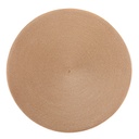 Brown-Tone Round Placemats