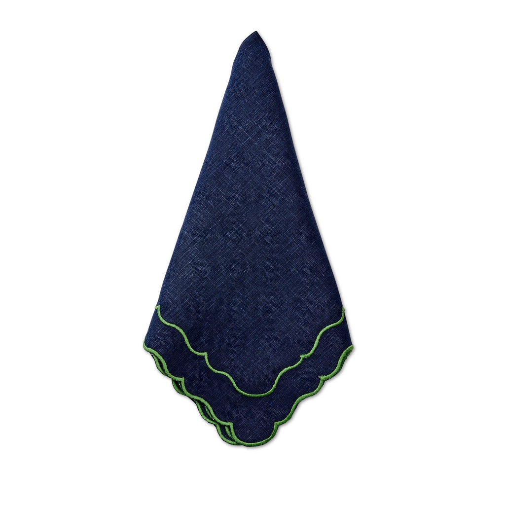 Double Scallop Embroidered Napkin