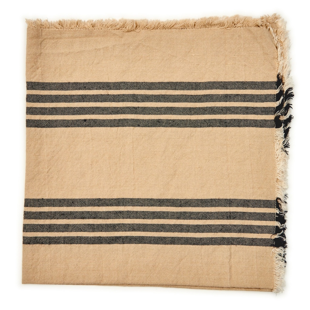 Striped Fringe Napkin