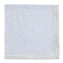 Vintage Silver Metallic Border Napkin