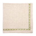 Flax Heirloom Embroidered Napkin