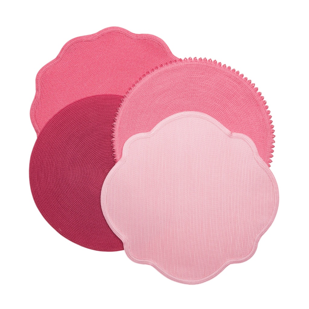 Pink Tone Round Placemats