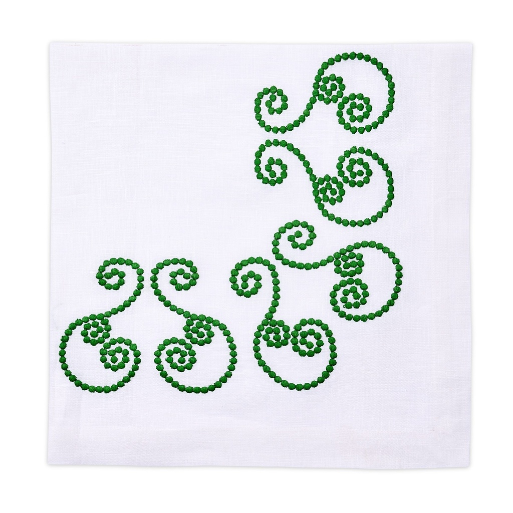 Scroll Embroidered Napkin