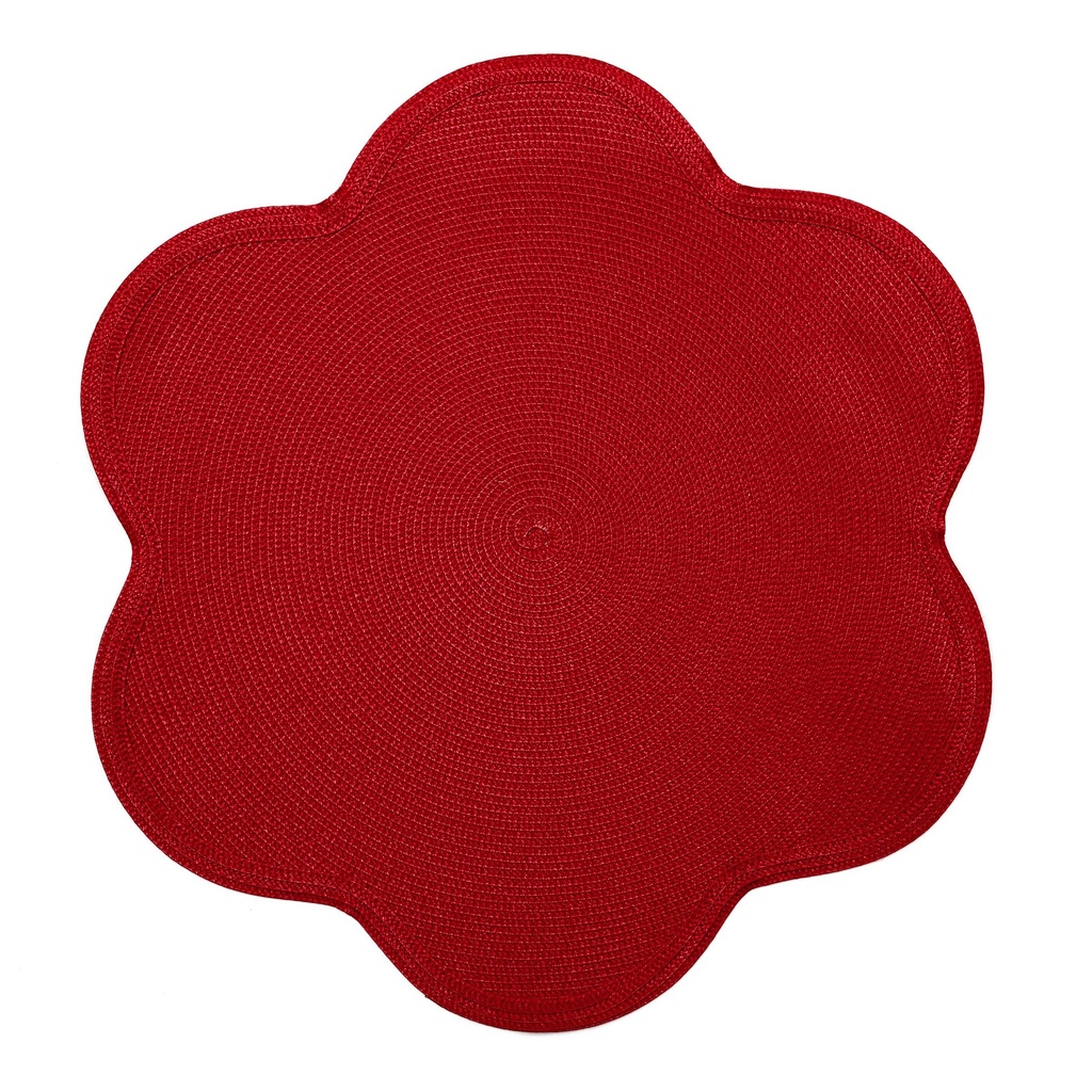 Poppy Linen Braid Placemat