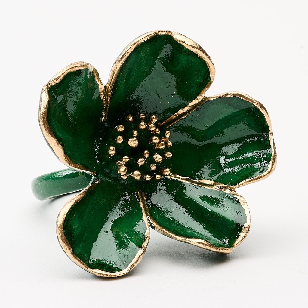 Deborah Rhodes Sweetbriar Flower Napkin Ring