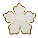 Linen Hibiscus Placemat