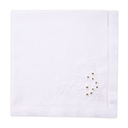 Champagne Flower Embroidered Napkin