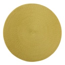 Gold 2-Tone Round Placemats