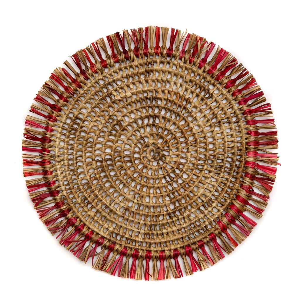 Fringe Raffia Placemat