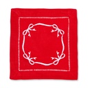 Holiday Bow Embroidered Cocktail Napkin (Set of 4)