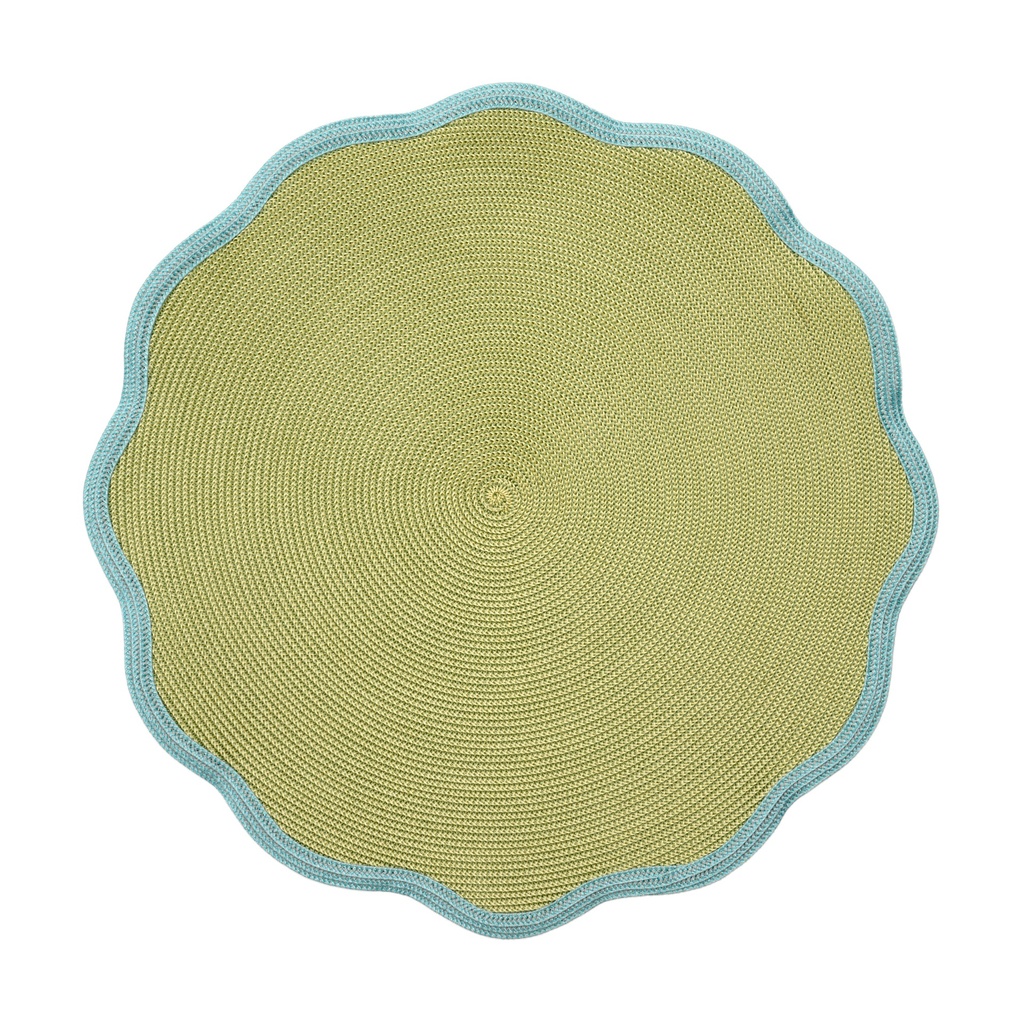 Summer Border Scallop Placemat