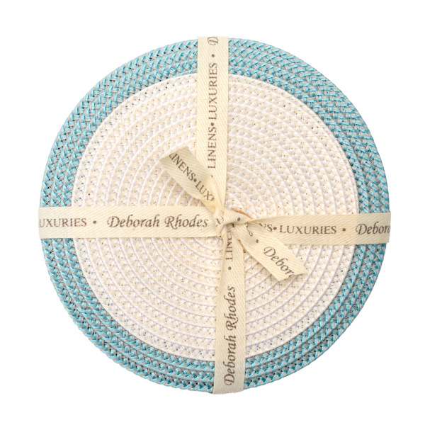 Mod Round Border Coaster (Set of 4)
