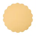 Victoria Round Scallop Placemat - 16"