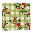 Winter Berry Check Printed Napkin