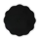 White Border Round Scallop