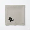 Flax Haunted Elegance Embroidered Napkin