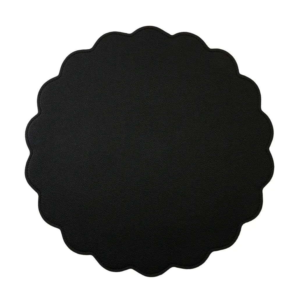 Pebble Round Scallop Placemat - 16"