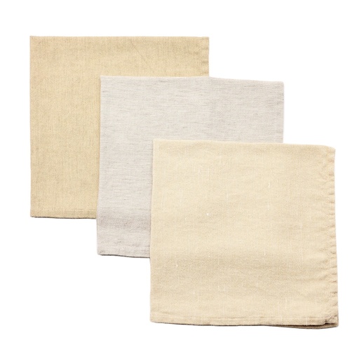Casual Washed Metallic Napkin