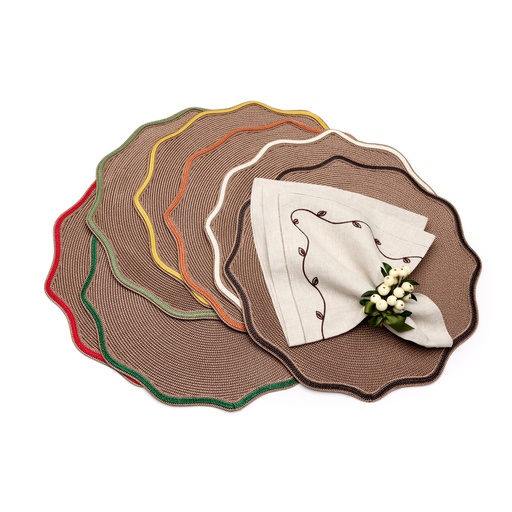 Autumn Piped Oxford Placemat