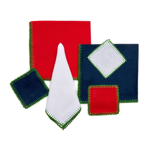 Blanket Stitch Embroidered Napkin