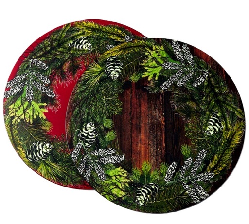 Wreath Lacquer Placemat