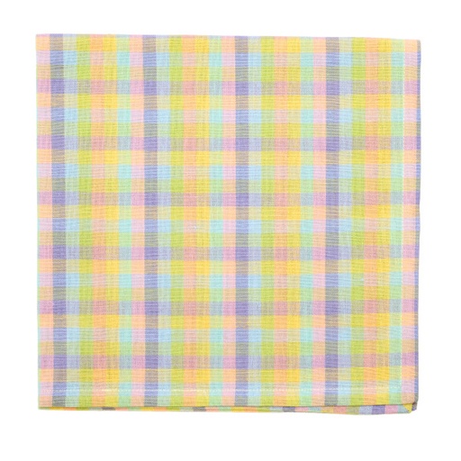 [59-4182] Pastel Plaid Napkin