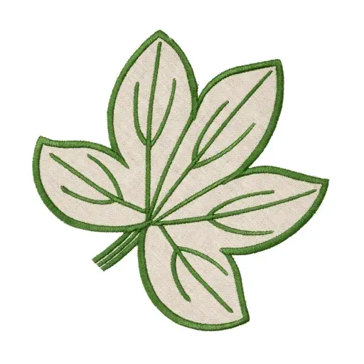 Flax Harvest Leaf Linen Coaster (Set of 4)