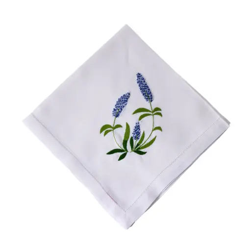 Wildflower Embroidered Napkin