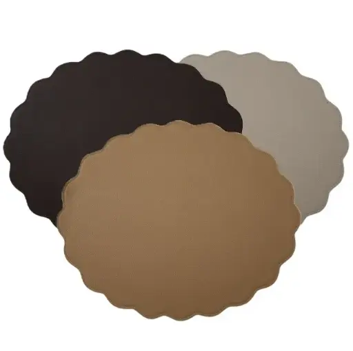 Pebble Oval Scallop Placemat - 20"x16"