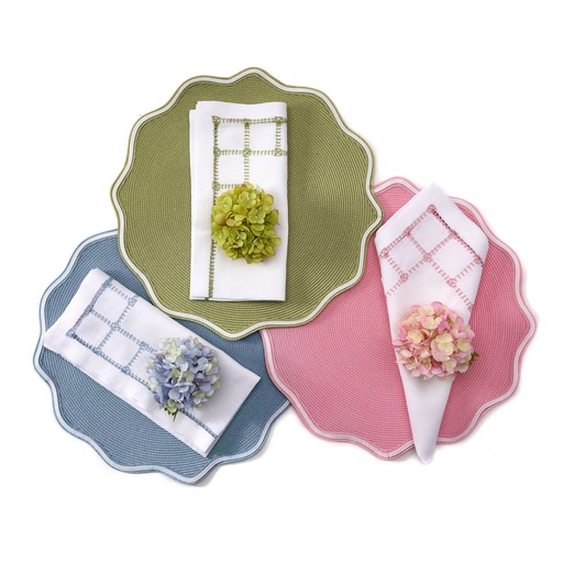 Piped Oxford Placemat
