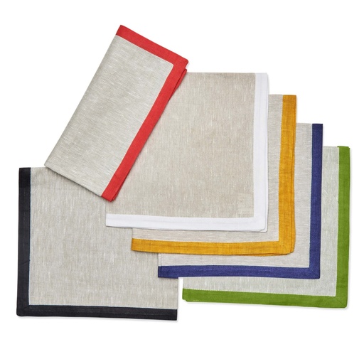 Cabana Border Flax Napkin