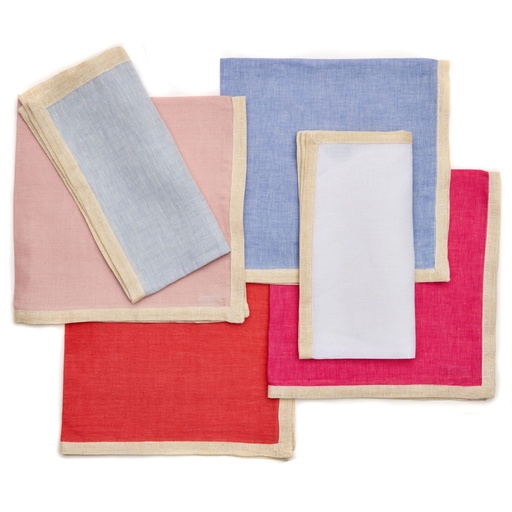 Vintage Gold Metallic Border Napkin