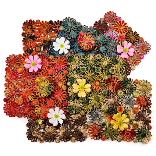 Patchwork Daisy Square Placemat