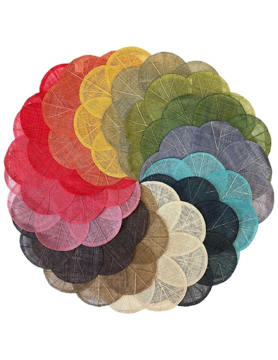 Sinamay Flower Placemat