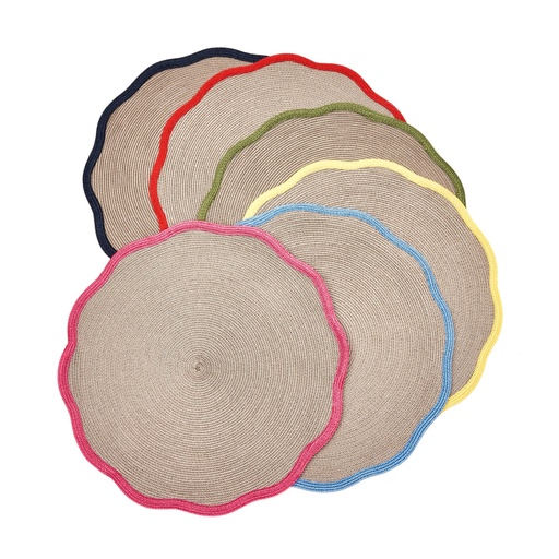Spring Border Scallop Placemat