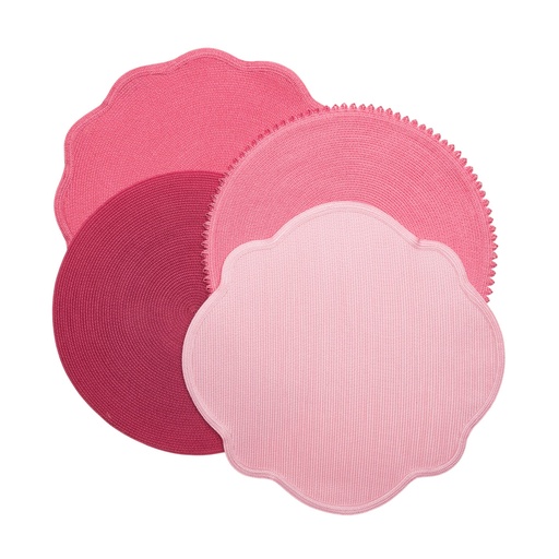 Pink Tone Round Placemats