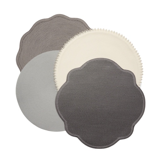 Neutral & Natural Tone Round Placemats